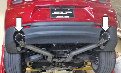 !! You have completed the installation of the SLP Exhaust Kit. It is recommended that you save all parts removed from the vehicle during the installation of this kit. 7.