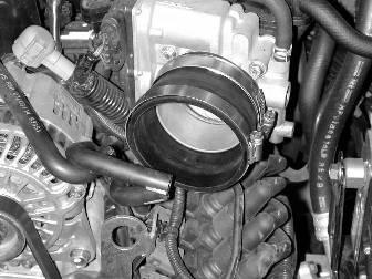 3) Installing the AEM Cold Air Intake a) When installing the AEM