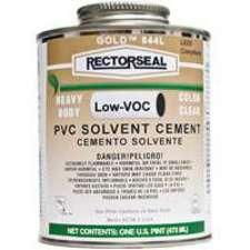 602465 Cement PVC 240 ml Medium Clear, 8 Oz. 602446 PVC Cleaner 8 oz.