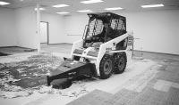 A perfect winter clean-up tool. Blow snow off driveways, sidewalks or in those tight quarters where only a Bobcat skid-steer loader can fit.