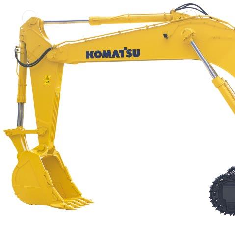 PC1250-7 Series Hydraulic Excavator WLK-ROUND Protected hydraulic circuit The cool-running hydraulic system is protected with the most extensive filtration system available, including a high pressure