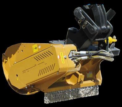 7**) ] Ø 20 cm [8 ] Ø for excavators from 5 to 10 tons from 7 to 15 tons from 13 to 25 tons [11,023-22,046 lb] [15,430-33,069 lb]
