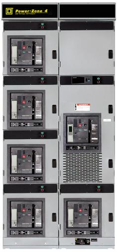 Introduction SECTION 1 PRODUCT DESCRIPTION Introduction POWER-ZONE 4 low voltage metal-enclosed drawout switchgear is designed to provide superior electrical distribution, protection, and power