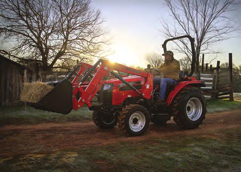 NEW MODEL SPOTLIGHT The Mahindra 10 series tractors are rugged and hard-working 4WD utility tractors that are value-packed with premium features at no additional cost.