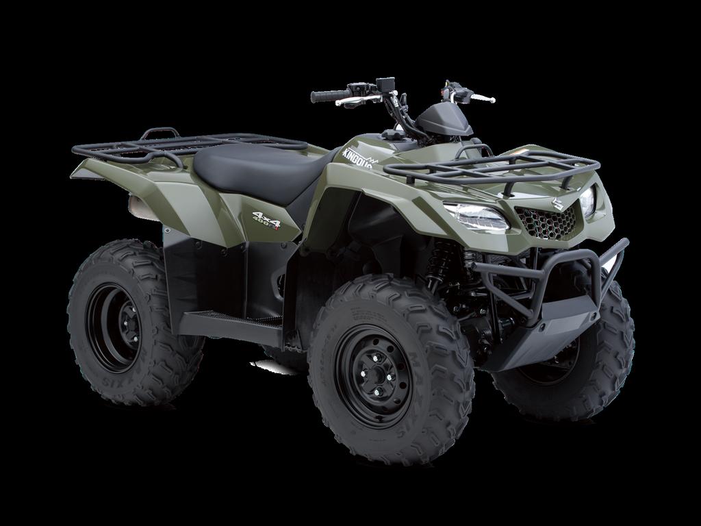 MSRP: $6,199 / $6,699 (Camo) For performance that rules, you can t beat the Suzuki KingQuad 400 lineup.
