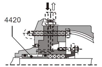 intermediate piece Shaft Impeller Vane wheel impeller Bearing housing