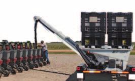 Long tube delivery for one-stop filling of units up to 40' in width.