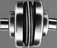 The lateral flexibility of the coupling sleeve minimizes radial bearing loads normally asso ciated with parallel misalignment.