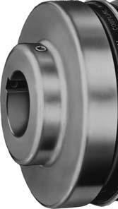 Type S Sure-Flex BTS Close Coupled Applications C T E H Flanges Type S flanges are made of high-strength cast iron (except size 5 is sintered carbon steel) and are bored-to-size for slip fit on