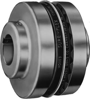 Type S Sure-Flex BTS Close Coupled Applications L G Couplings Type S Sure-Flex couplings are normally supplied with the two-piece E sleeve.