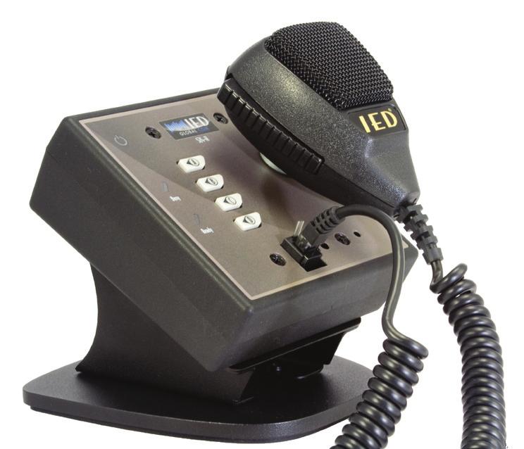 INSTALLATION INSTRUCTIONS INTRODUCTION Description The IED 524 digital microphone station is a 4-button device for initiating audio/visual announcements, messages, and pages with the