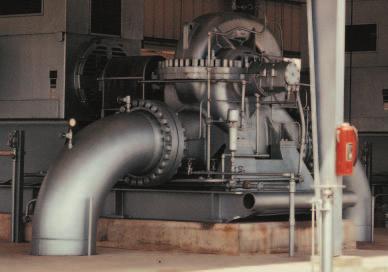The basic pump design consists of a double suction impeller operating in a heavy-duty double volute casing, which inherently results in optimum axial thrust and radial thrust balance