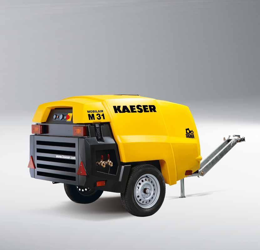 MOBILAIR M 27/M 31 Portable Compressors With the world-renowned