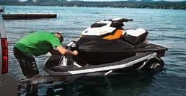 position watercraft to improve handling while