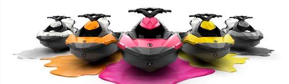 BUILD YOUR OWN IN 6 SIMPLE STEPS. That s all it takes to make your Sea-Doo Spark the fun ride that fits your dream of a perfect day on the water. It couldn t be any easier. Go to www.
