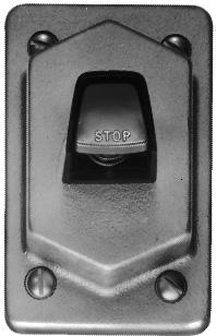 # Button (normally open) marked START 1 Green Feraloy iron alloy DS171F Button (normally closed) marked STOP Button (normally open) marked START and button (normally closed) marked STOP 1 Red Feraloy