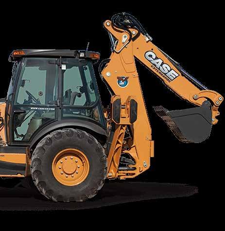 the tune of nearly 1,200 lbs. Additional hydraulic power is channeled directly to the backhoe, giving the N Series strength comparable to an 8-ton excavator and greater precision when craning.