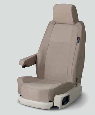These durable seat covers are: 100% nylon Impervious to mud, oil, water, suntan lotion, and muddy paws Fire retardant Washable Front covers include rear-seat