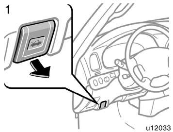 LOCKING AND UNLOCKING WITH POWER BACK DOOR LOCK SWITCH Push the switch. To lock: Push the switch down on the front side. To unlock: Push the switch down on the rear side.