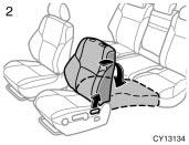 If you are reclined, the lap belt may slide past your hips and apply restraint forces directly to the abdomen.