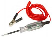70 Electrical 26250 Low Circuit Tester Quick Check Both AC and DC Current Up to 12 Volts with Power On. Helps locate shorts or breaks in wiring. Complete with insulated grounding clip.