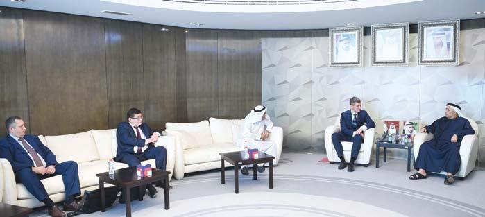 A Russian delegation views road projects, mass transit systems HE Mattar Al Tayer, Director-General and Chairman of the Board of Executive Directors of Roads and Transport Authority (RTA), has