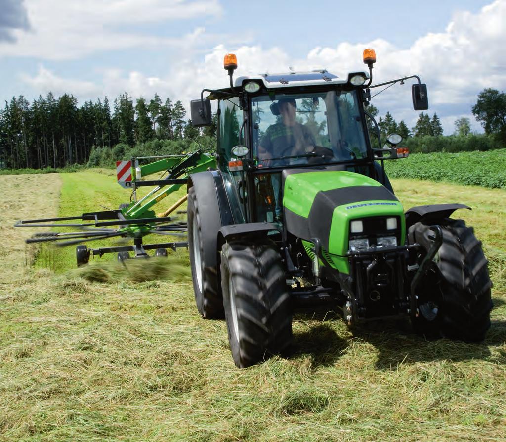 A WIDE RANGE OF APPLICATIONS. EVEN THE MOST COMPACT TRACTORS NEED TO BE ADAPTABLE TO A WIDE RANGE OF APPLICATIONS. THAT'S WHY THE THREE-SPEED PTO IS STANDARD EQUIPMENT.