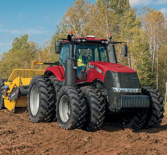 MAGNUM POWER EXCELS ON YOUR JOB SITE. Thanks to class-leading power, Case IH Magnum series tractors offer unmatched performance in tough pulls.