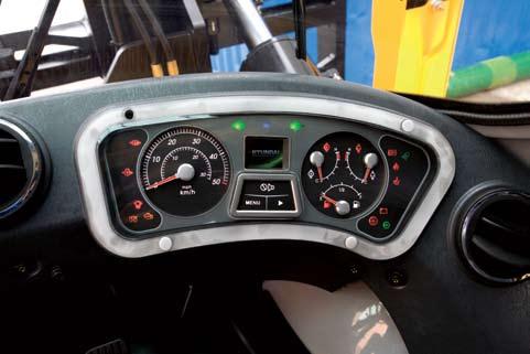 Operator friendly gauges and waterresistant monitor panel