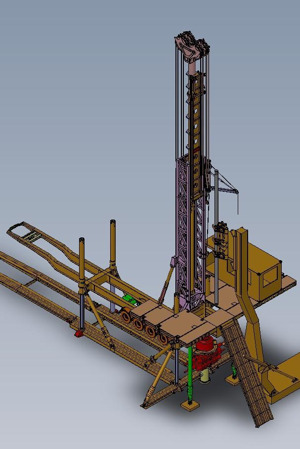 TBA 250 T1 Main Features TBA 250 T1: max. hoisting capacity 250 tn drilling depth app. 4.