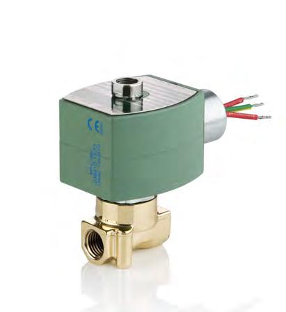 4 Direct Acting General Service Solenoid Valves Brass or Stainless Steel Bodies /8" and /4" NPT / 84 Features No minimum operating pressure required The original -way valve design Simplest valve for