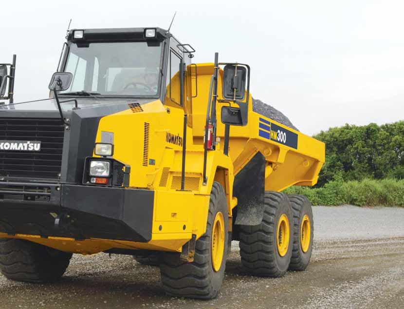 Body options To further enhance productivity, Komatsu offers several body options: for lower