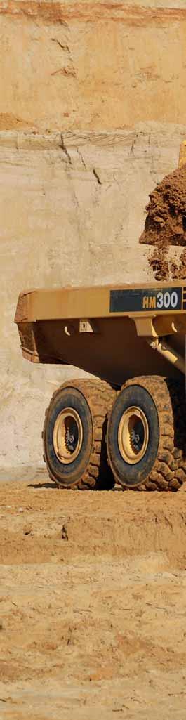Excellent Durability Market leading Komatsu design Lowest brake maintenance cost Made from Komatsu manufactured components that successfully prove their durability day after day, the top-selling