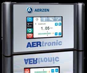 During vacuum operation as well, of course. After all, that s why AERZEN designed it in the first place. We re talking about AERtronic, the advanced unit control system from AERZEN.