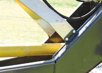 Tine loss protection. Low-wear thanks to non-steered tines.