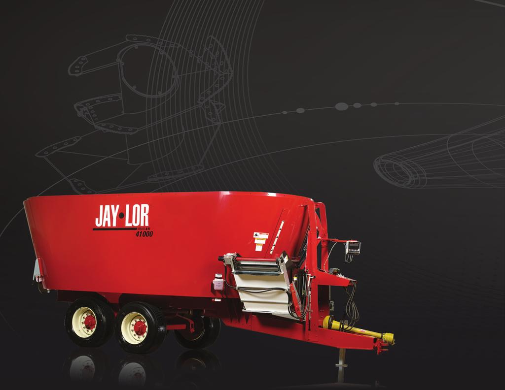 TWIN AUGER MIXERS: 4000HD SERIES The Jaylor 4000HD Series, Twin Auger TMR Mixers are larger, and are designed for heavier loads and for use over rougher surfaces than the standard 4000 Series, Twin