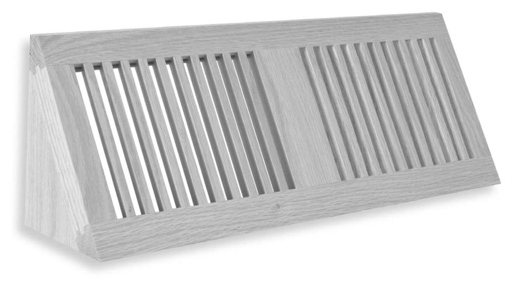 Base Vent Designed to cover duct openings near the base board - replaces the metal register.