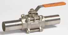 Pressfit 316 Type 316 Stainless Steel Ball Valve SERIES 569 Series 569 Pressfit System Ball Valves feature full stainless steel body and trim, rated for service up to 300 psi/2065 kpa with Pressfit
