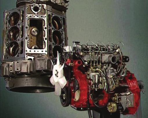 Basic diesel engine components Handout Activity: HA170 HA170-2 Basic diesel engine components Diesel engine parts are usually heavier or more rugged than those of similar output gasoline engines.