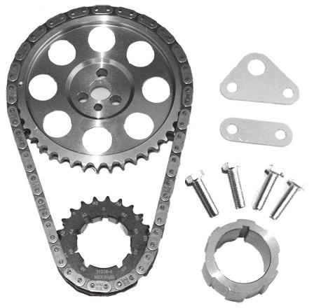 CHAIN KITS TIMING CHAIN KITS NEW (Not recommended for valve spring pressures exceeding 450 lbs.) Stock Length Center-to Part No.