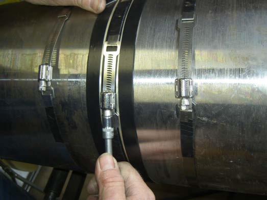 9 Assemble the 3 stainless steel band