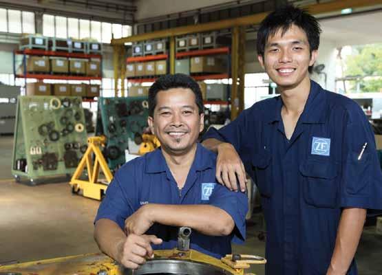 Strategic Business Unit Service Service At ZF Asia Pacific, a wide range of services for various products and customized service packages are available to meet the needs of each customer in the