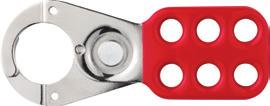 recycled steel, spark-resistant aluminum or non-conductive plastic Steel and aluminum: 1 or 1½ closed hole