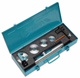 2786 Manual bending tool set T T Sizes from 6 to 18 mm up to 180 T T For precision steel pipes EN 10305-3 (DIN 2394), hydraulic pipes EN 10305-1 (DIN 2391) and bendable stainless steel pipes with 1.