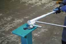 268500 for stationary use T T Enamelled blue, with black plastic handles, type 278601 with pluggable aluminium bending lever Contents 0 Code 1 basic tool body 278670 5.
