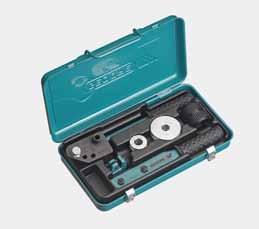 0 mm wall thicknesses T T For clamping in a vice or useable as bending pliers T T Enamelled blue, with black plastic handles Description 0 Code Basic unit 4.