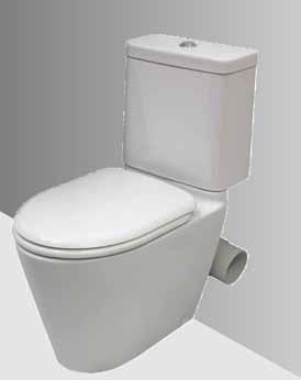 height Easy clean pan with Hygiene Glaze Cottage One Piece Suite J4000 Compact one piece toilet suite Heavy duty, quick release, soft close seat Quick