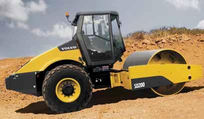 Powered to perform. Volvo SD160, SD190 and SD200 are designed to deliver superior compaction.
