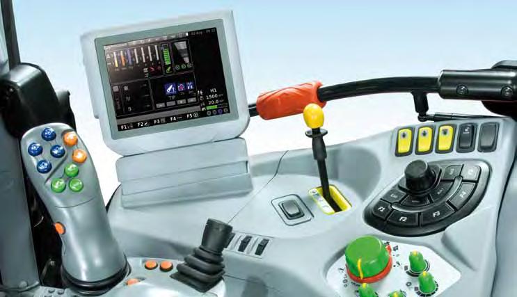 imonitor The imonitor: a new multimedia interface allowing management of the main tractor functions by way of a control panel with a dial, easy to use and