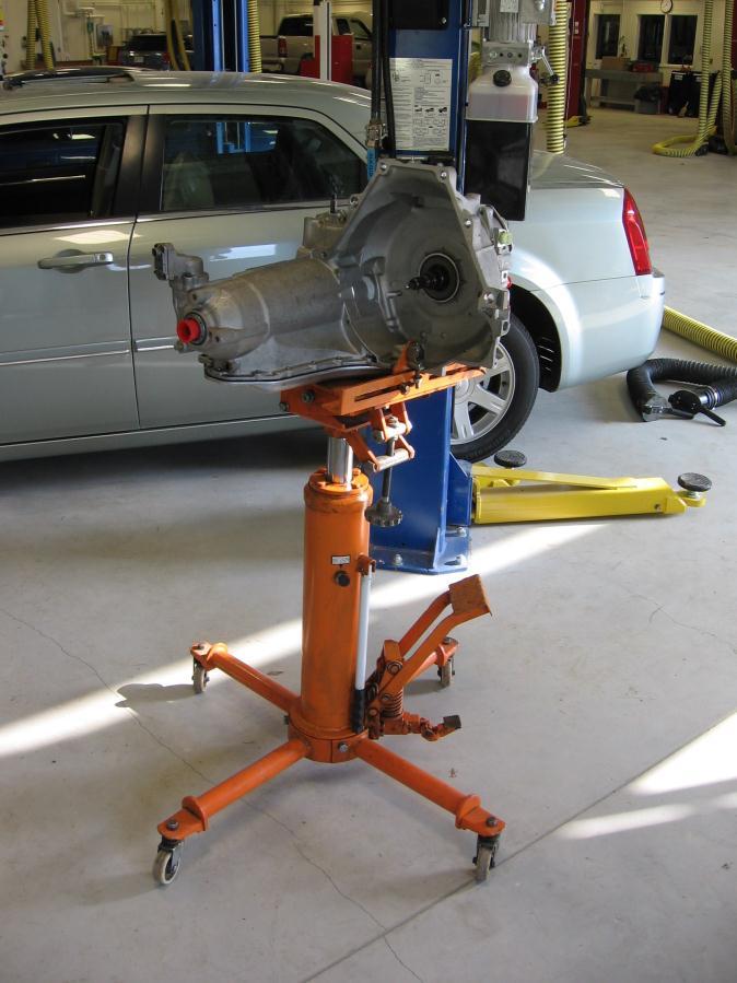 Transmission Jack This hydraulic stand can be extended to a height of 72 There